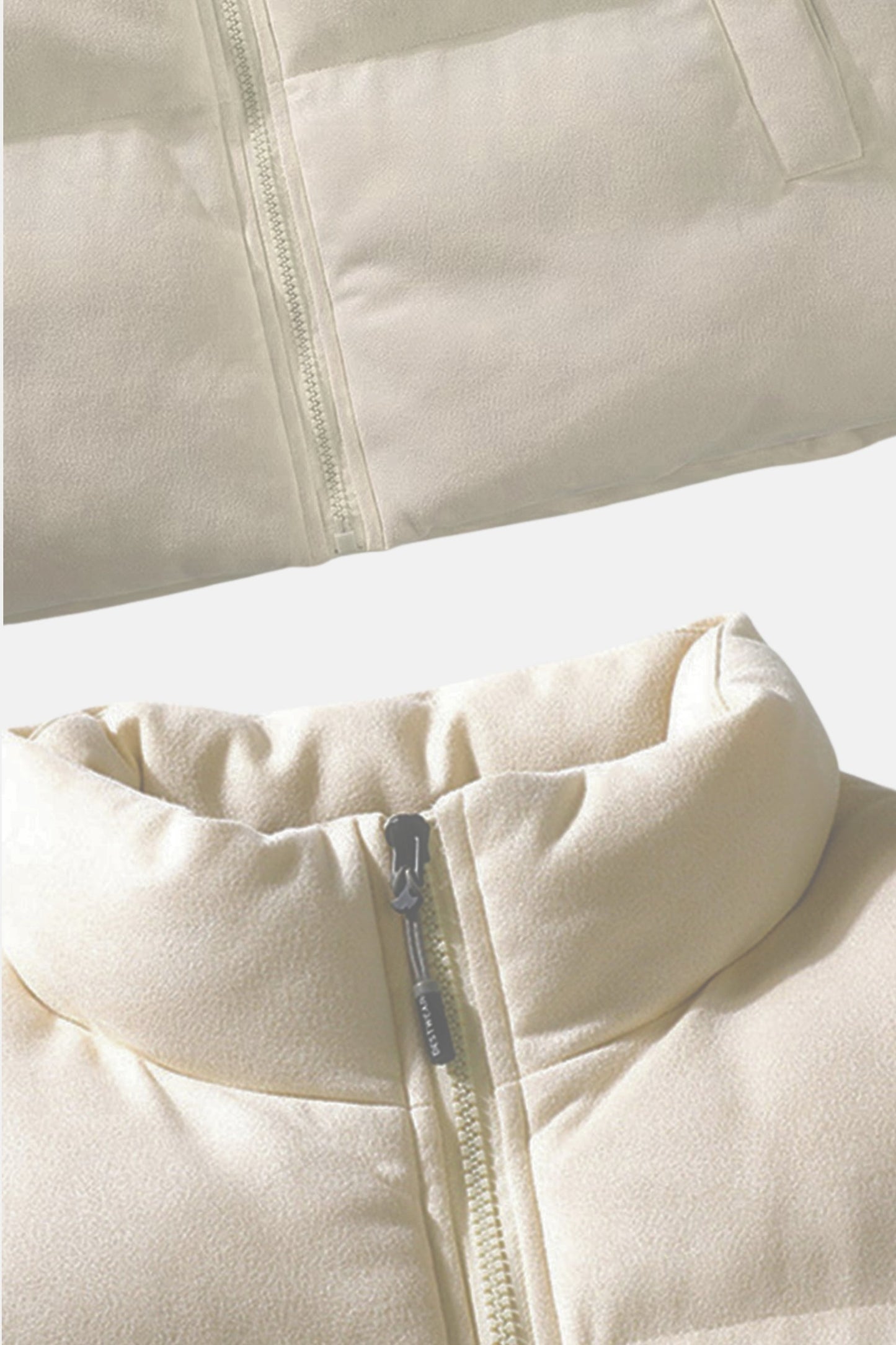 Monte Carlo Suede Gilet – Ecru