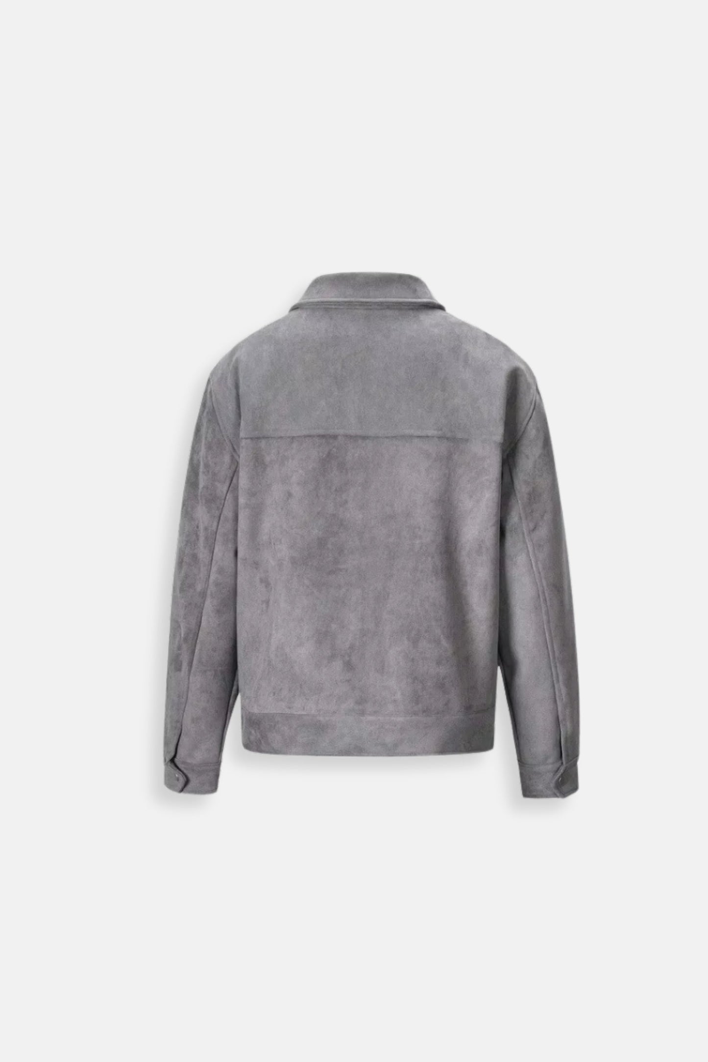 Luxurious suede jacket grey
