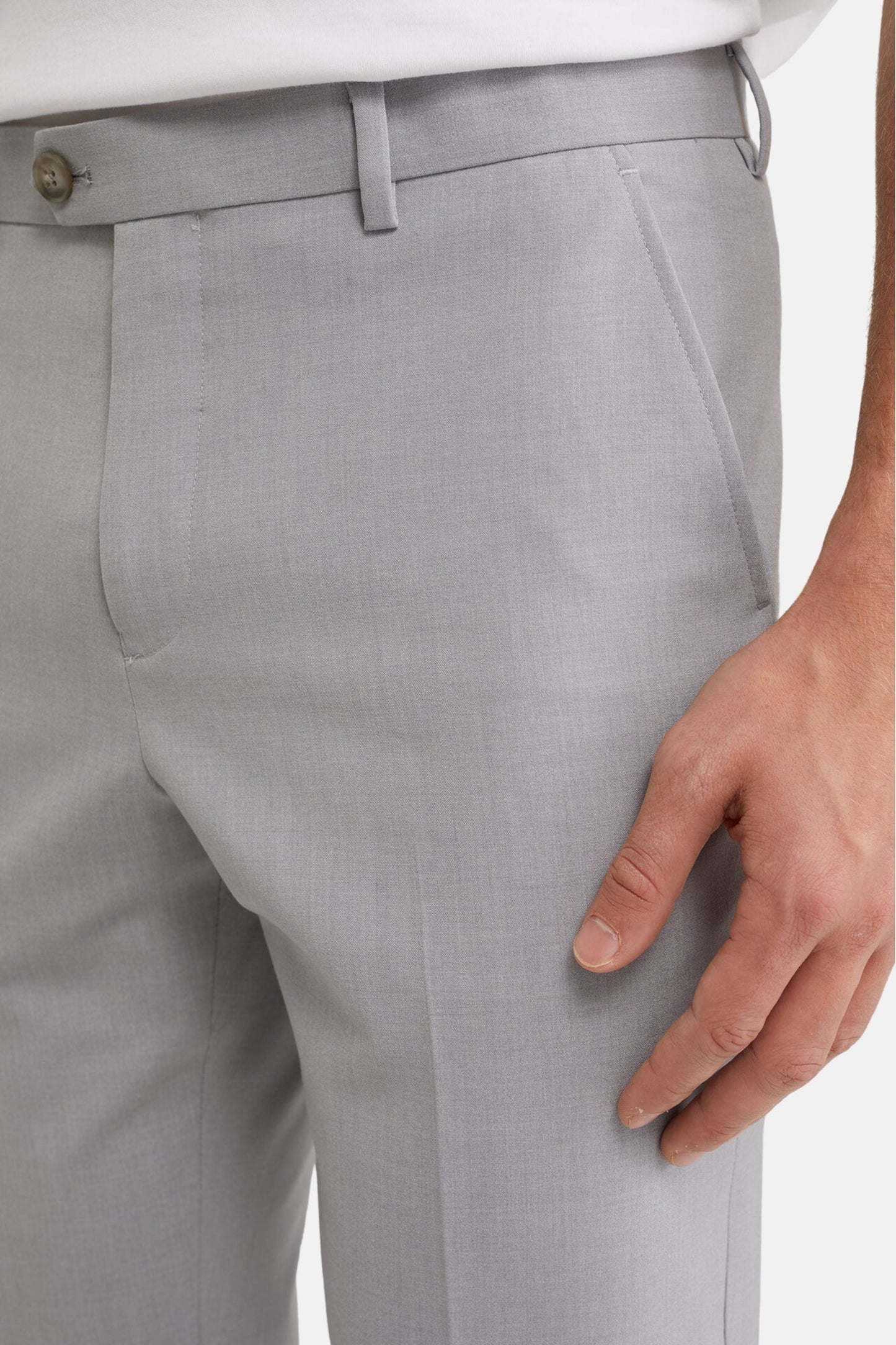 Business chino light structure grey