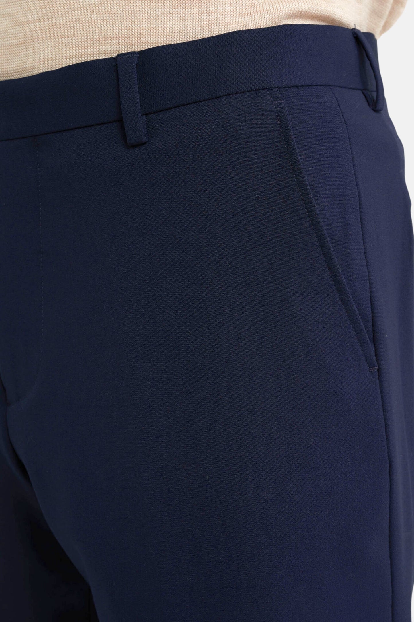Business chino light structure navy blue