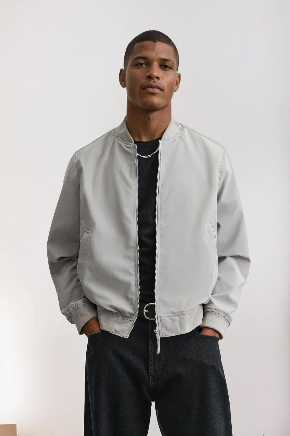Bomber jacket grey