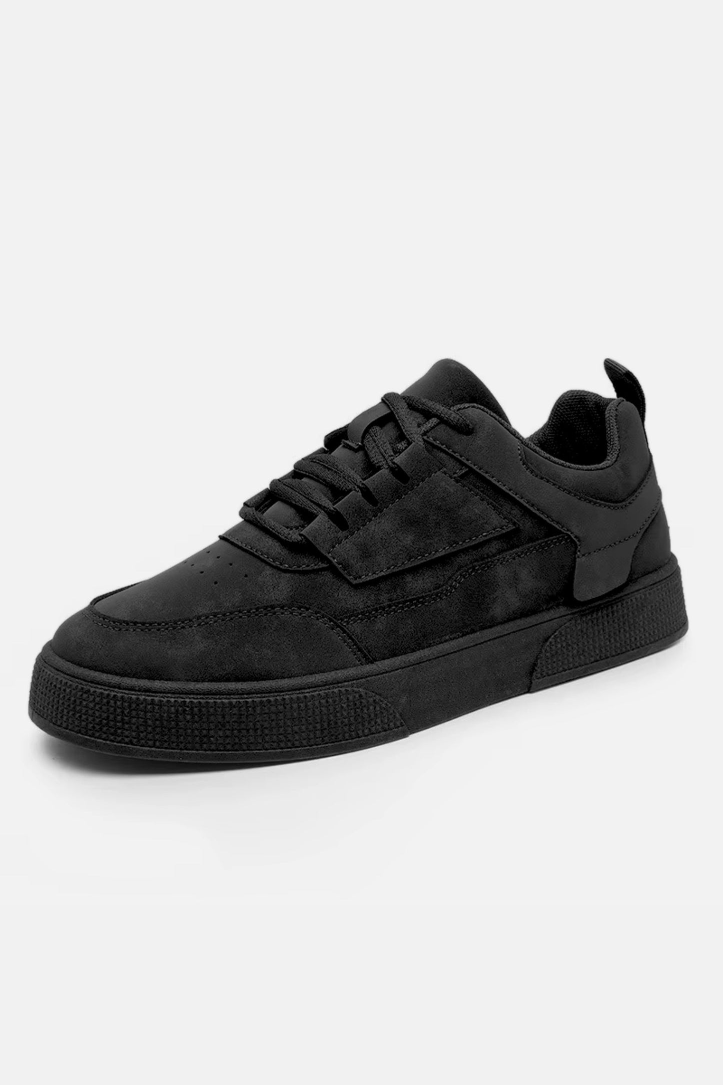 Suede sneakers black