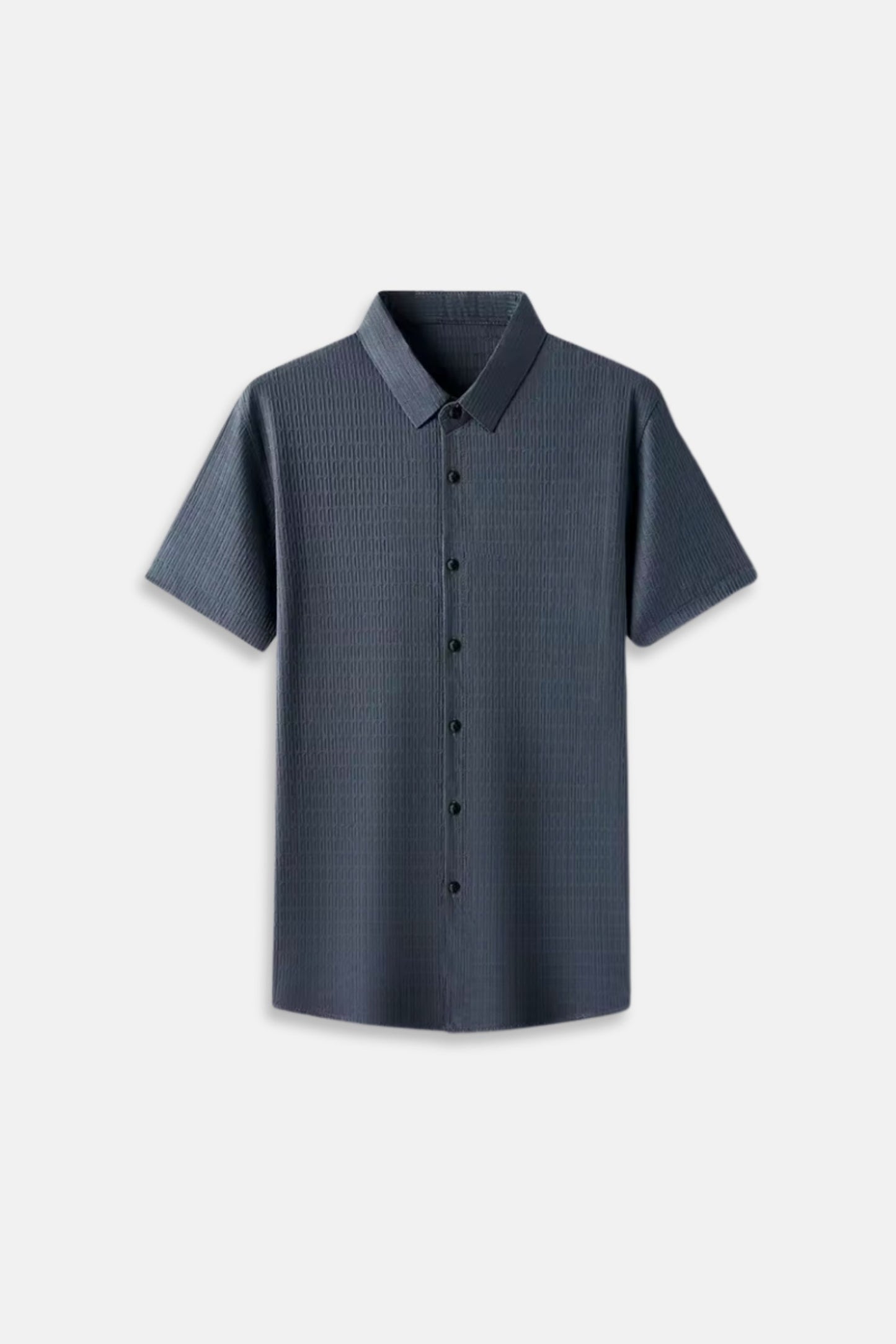Luxurious shirt with structure blue