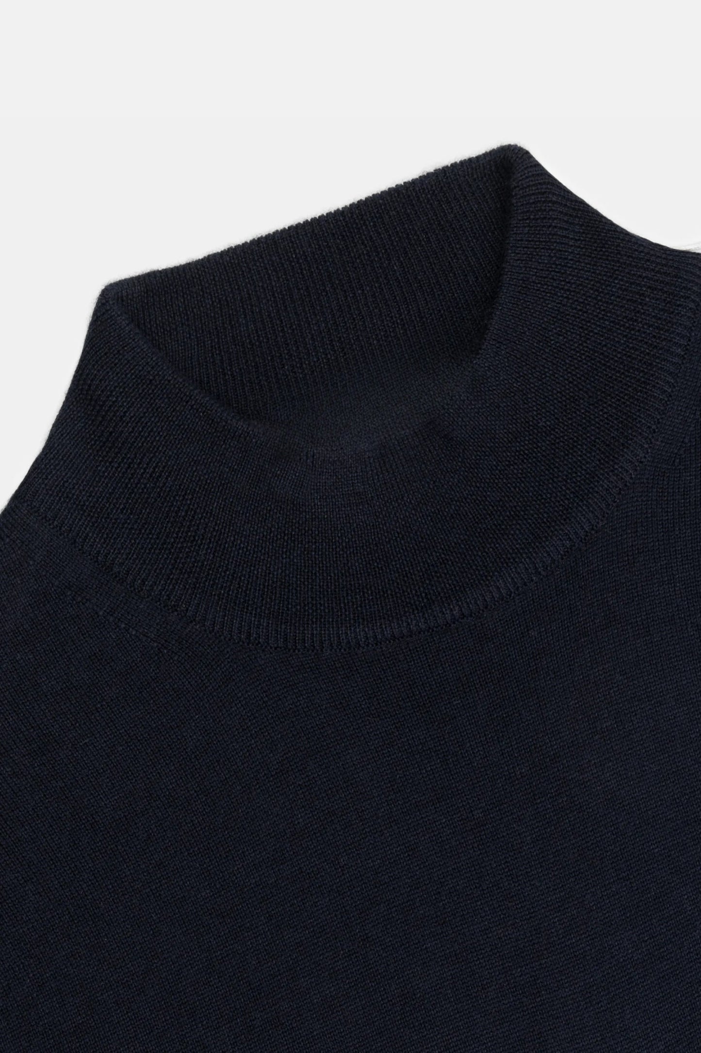 Portofino Cashmere Mockneck – Midnight Blue