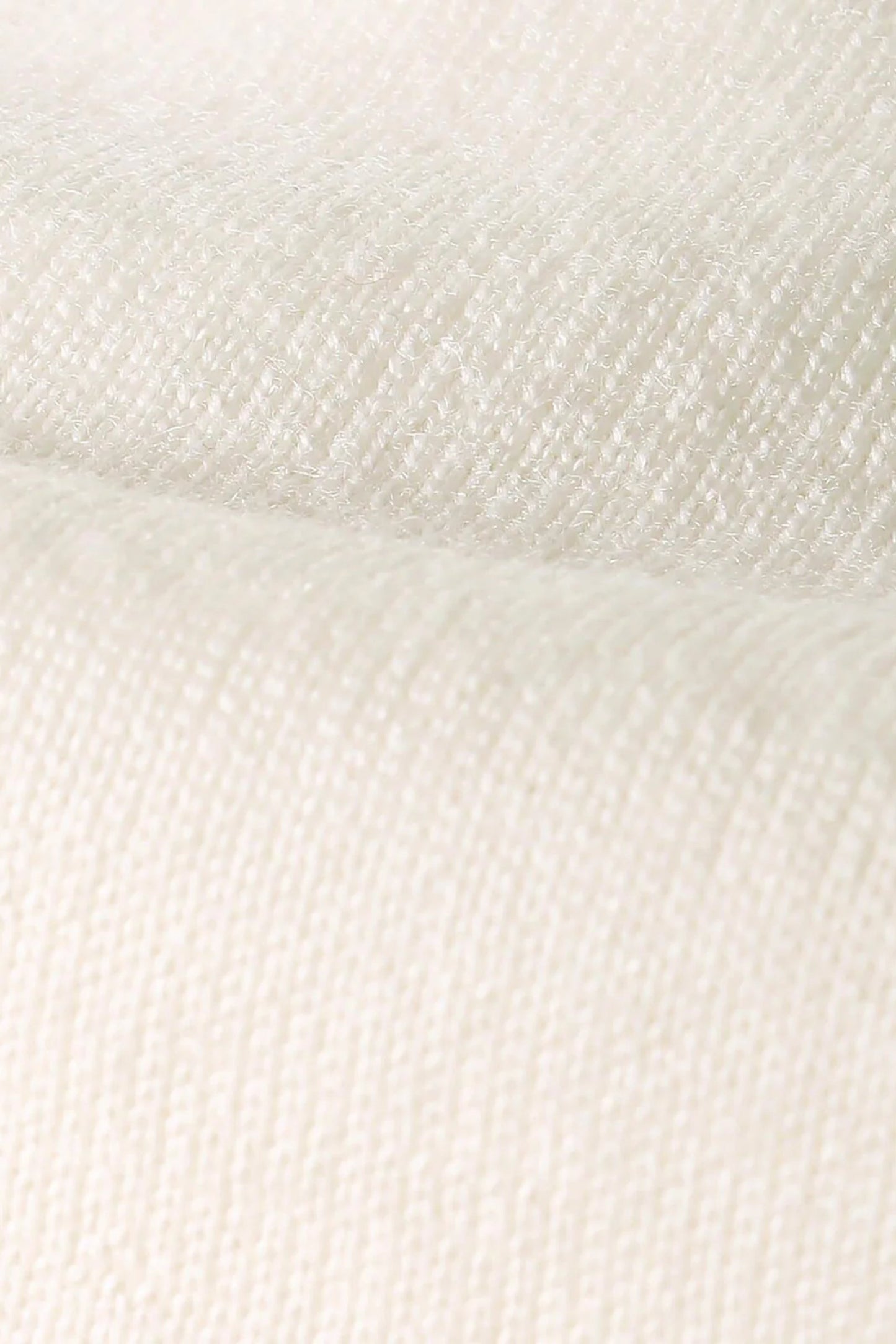 Portofino Cashmere Mockneck – Ecru
