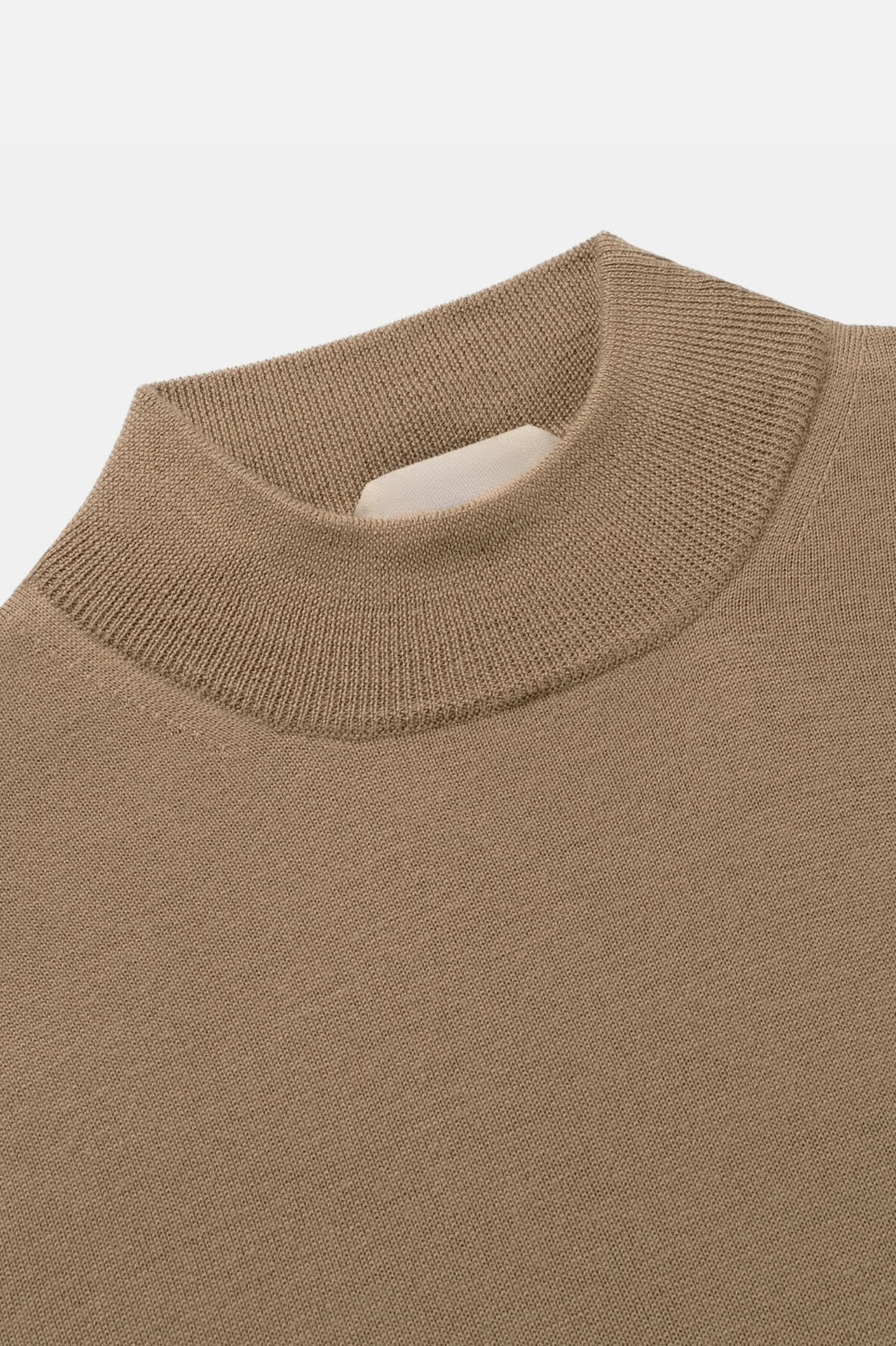 Portofino Cashmere Mockneck – Caramel