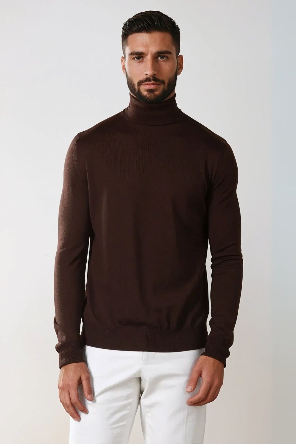 Lugano Cashmere Turtleneck - Mocha