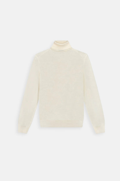 Lugano Cashmere Turtleneck - Ecru