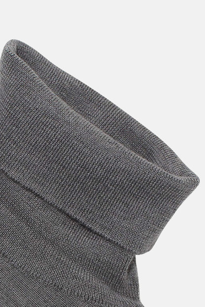 Lugano Cashmere turtleneck dark gray