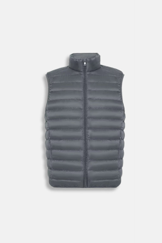 Quilted bodywarmer 2 grey