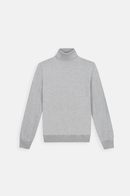 Lugano Cashmere Turtleneck - Grey