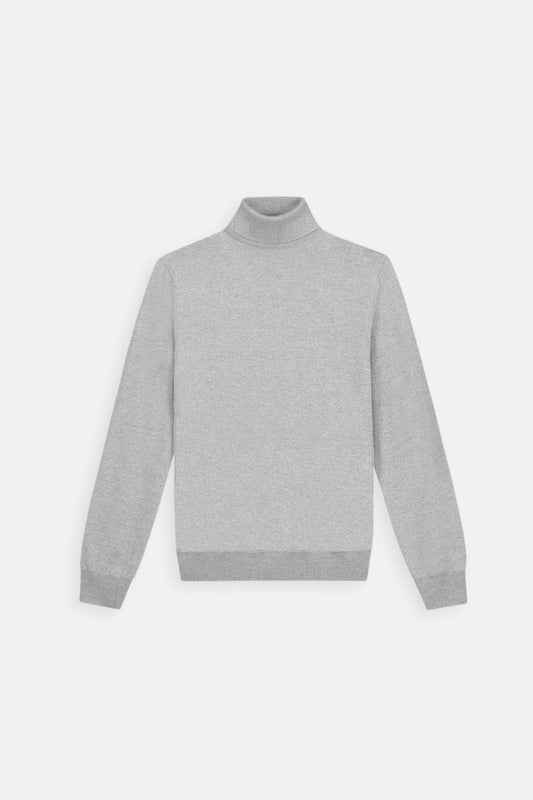 Lugano Cashmere Turtleneck - Grey