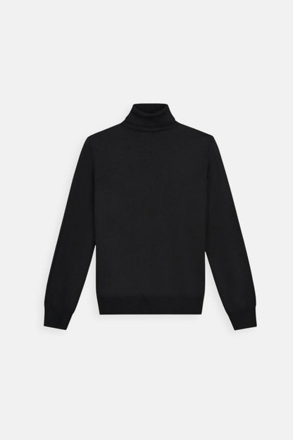 Lugano Cashmere Turtleneck - Black