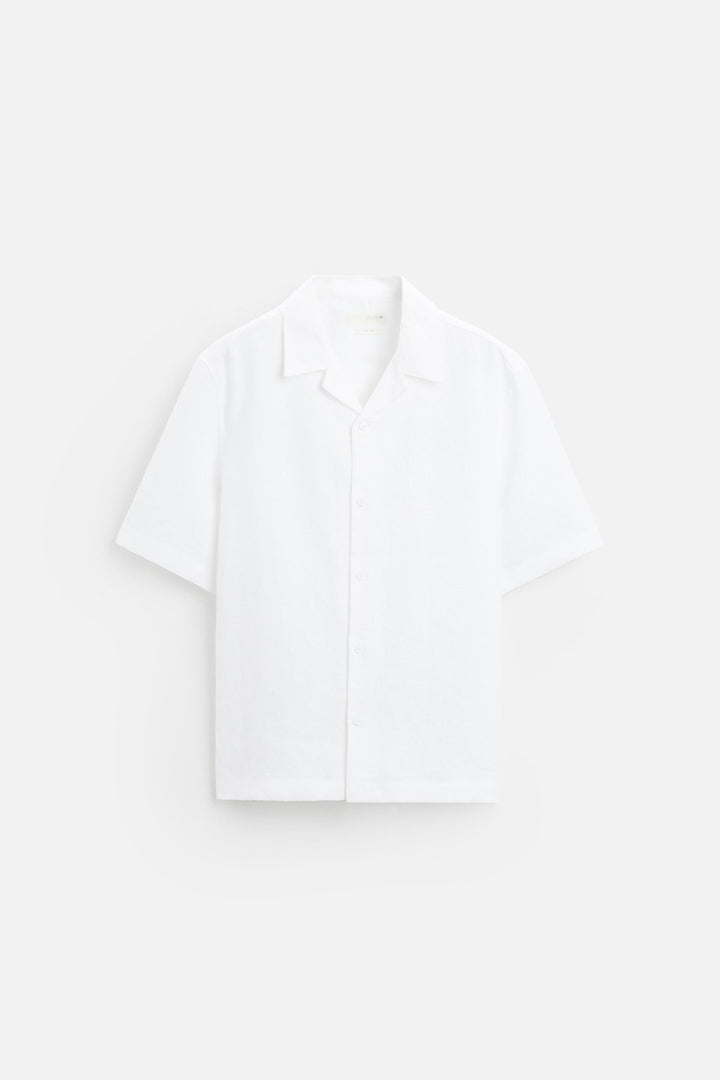Premium linen summer set white