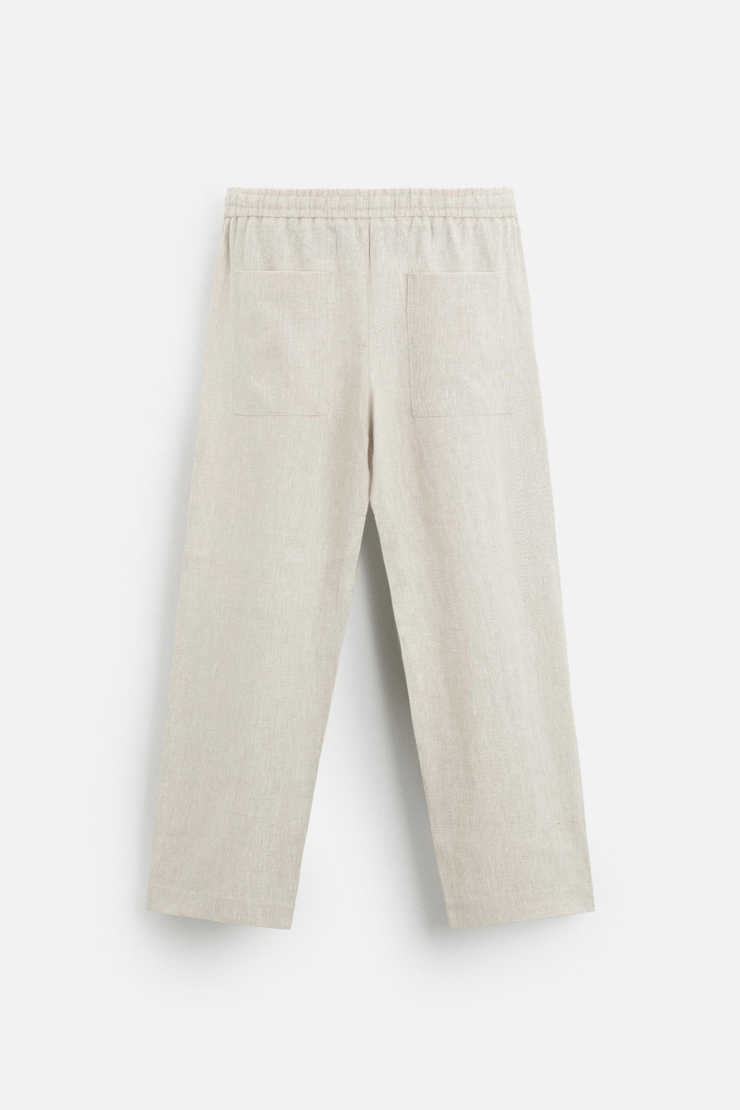 Linen trousers light beige
