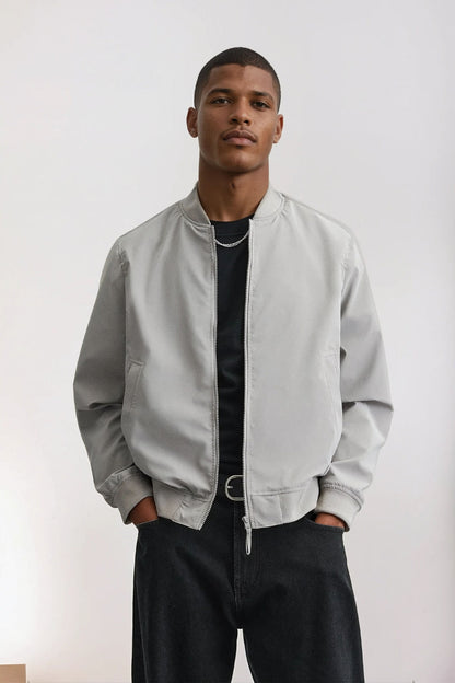 Bomber jacket grey
