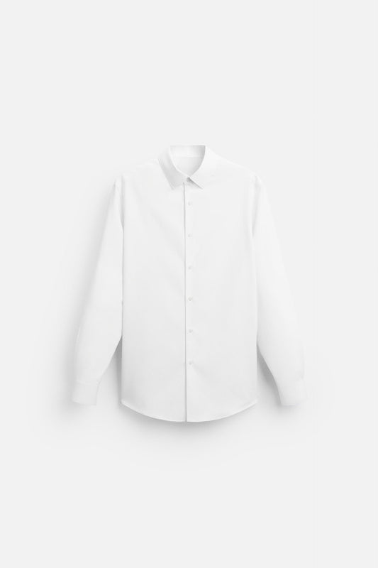 Stretchy shirt white