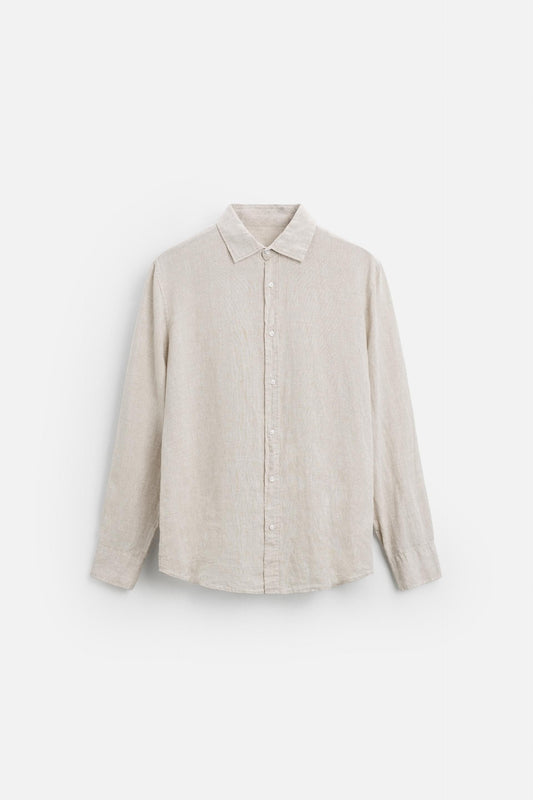 Linen shirt beige