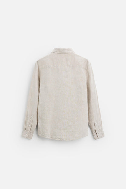 Linen shirt beige
