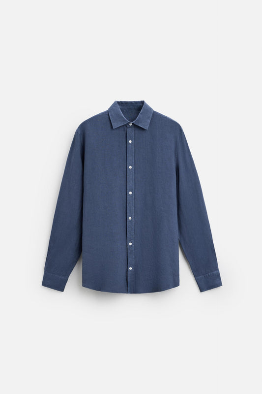 Linen shirt denim