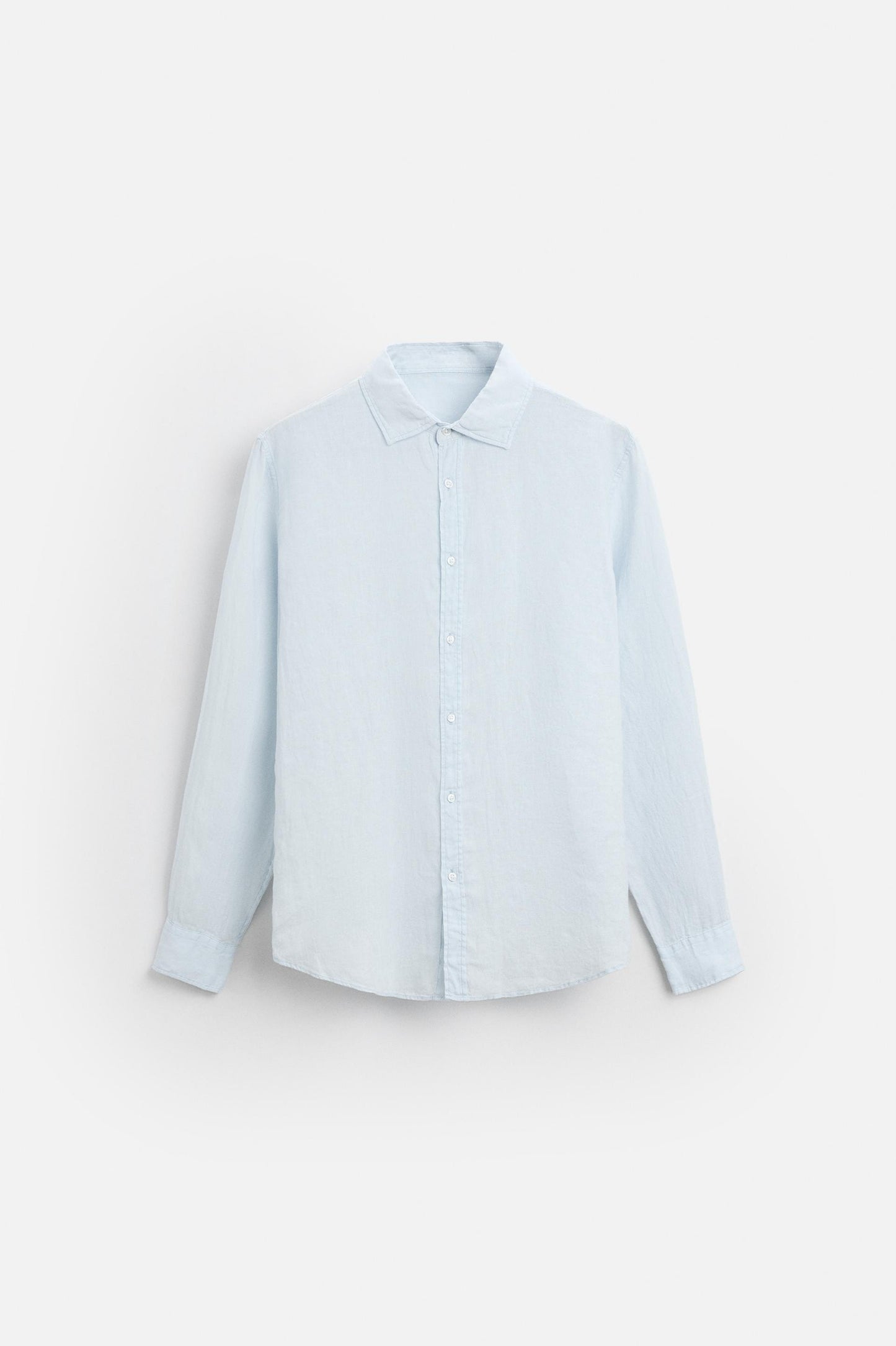 Linen shirt light blue