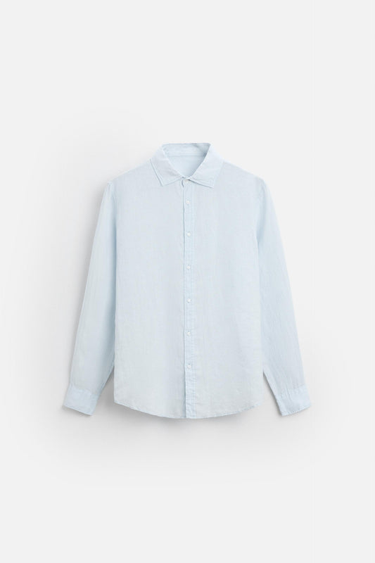 Linen shirt light blue
