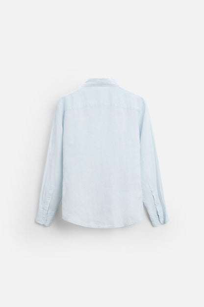 Linen shirt light blue