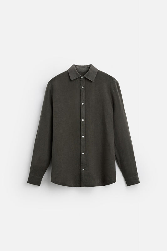 Linen shirt gray/brown/green or something