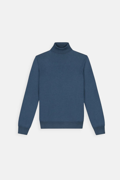 Lugano Cashmere Turtleneck - Navy