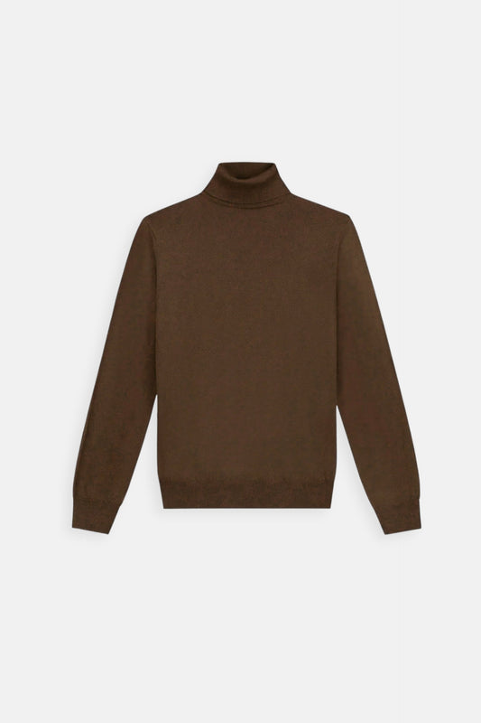 Lugano Cashmere Turtleneck - Mocha