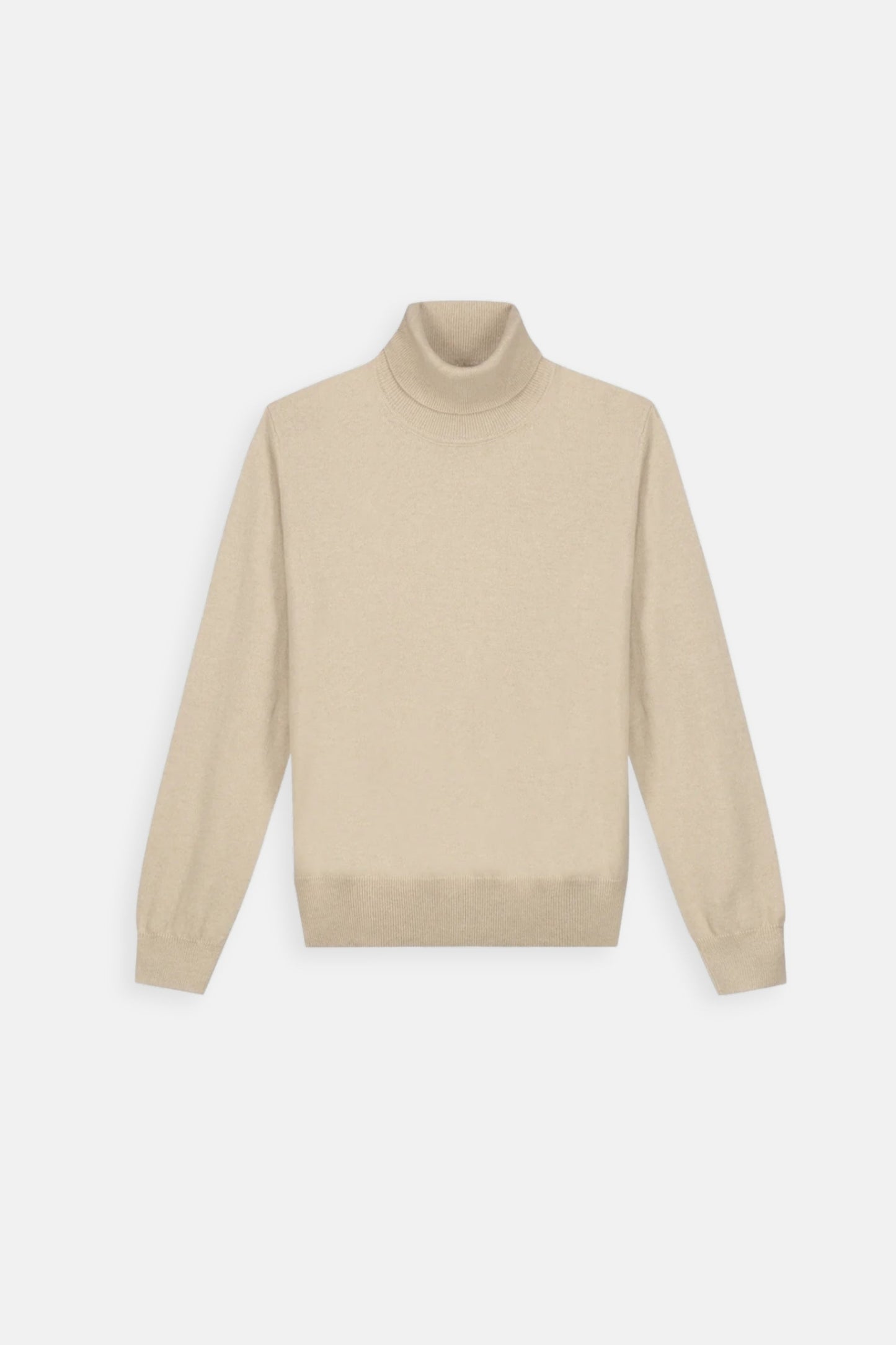 Lugano Cashmere Turtleneck - Champagne
