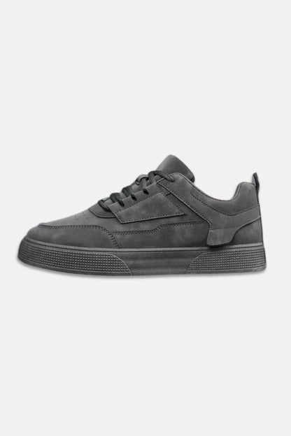 Grey suede sneakers
