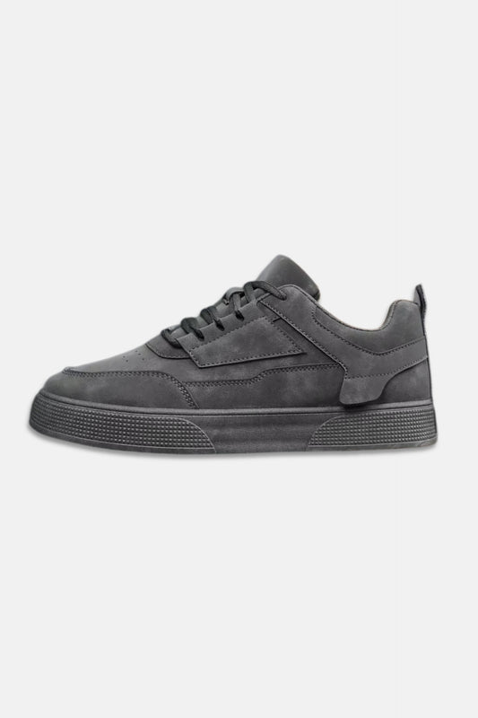 Grey suede sneakers