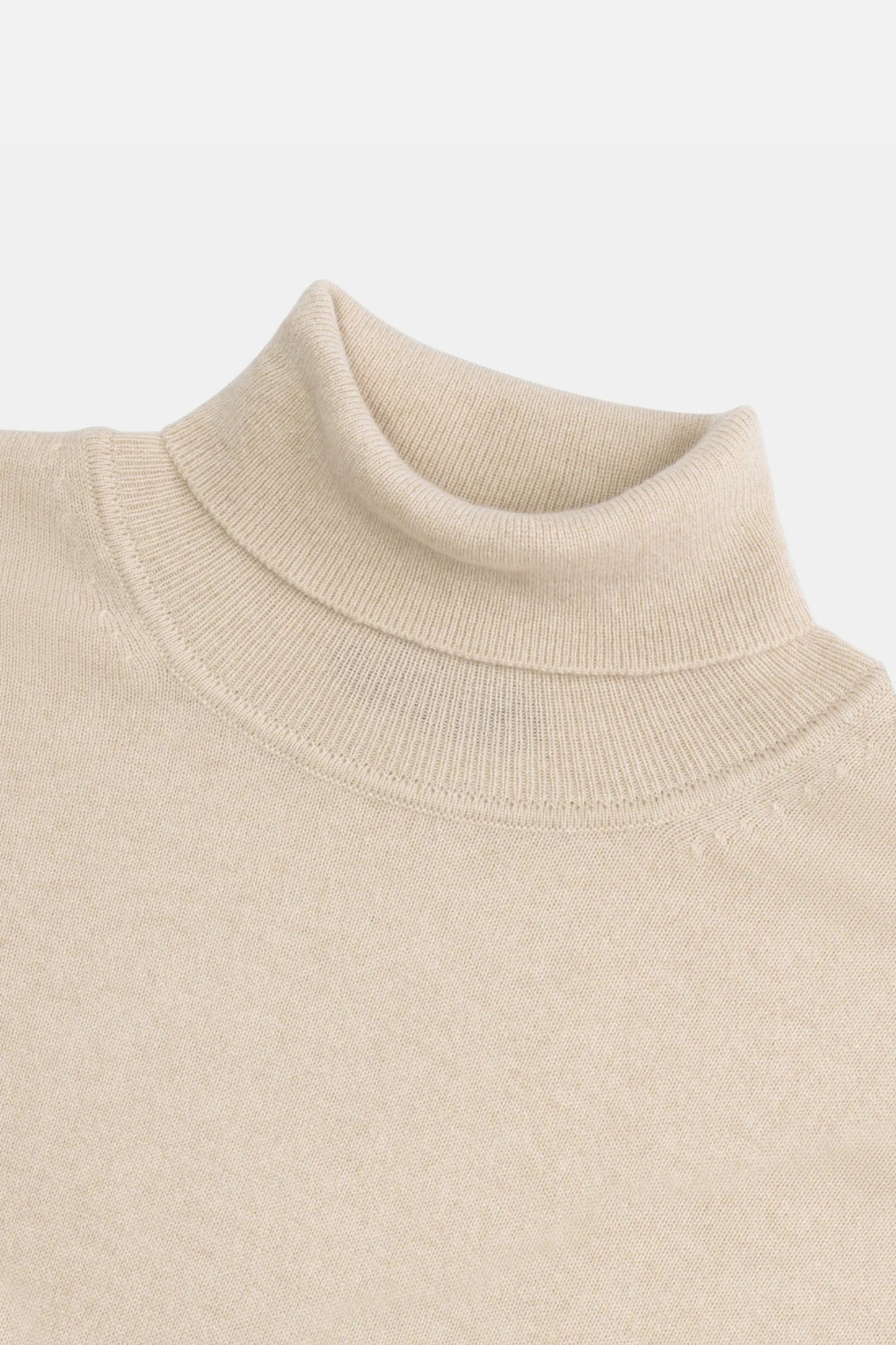 Lugano Cashmere Turtleneck - Champagne