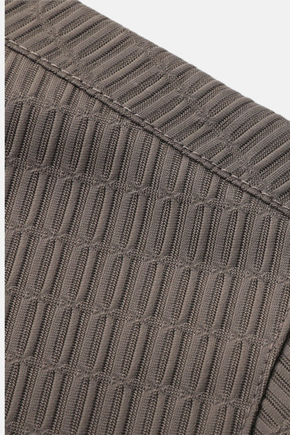Luxurious shirt with brown structure