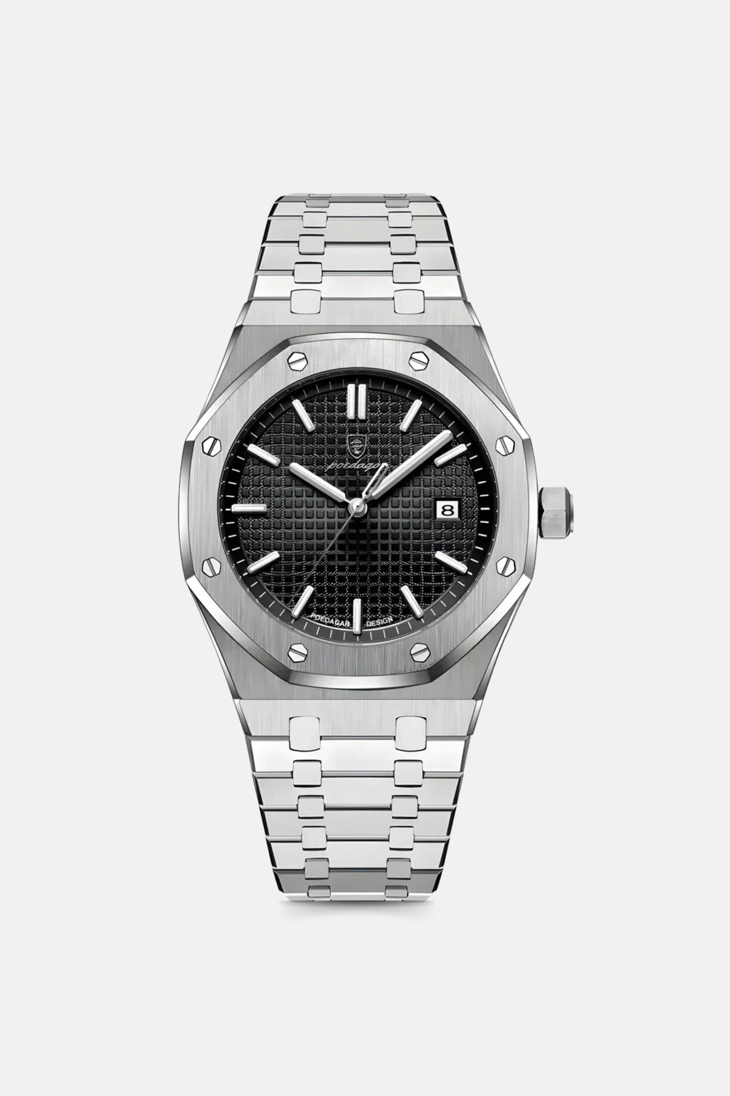 Royal watch silver/black