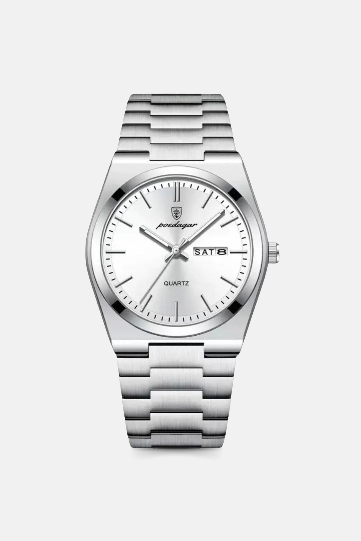 Catalonia watch silver white
