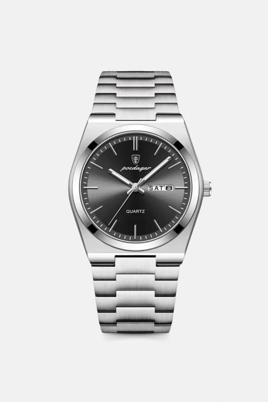 Catalonia watch silver black