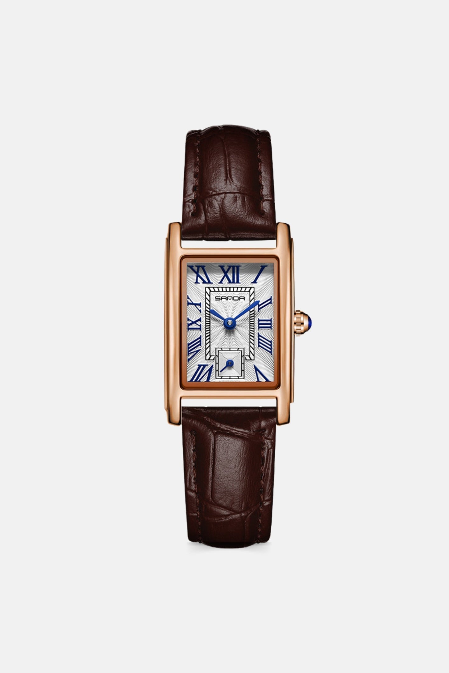 Retro square leather brown/gold (Copy)