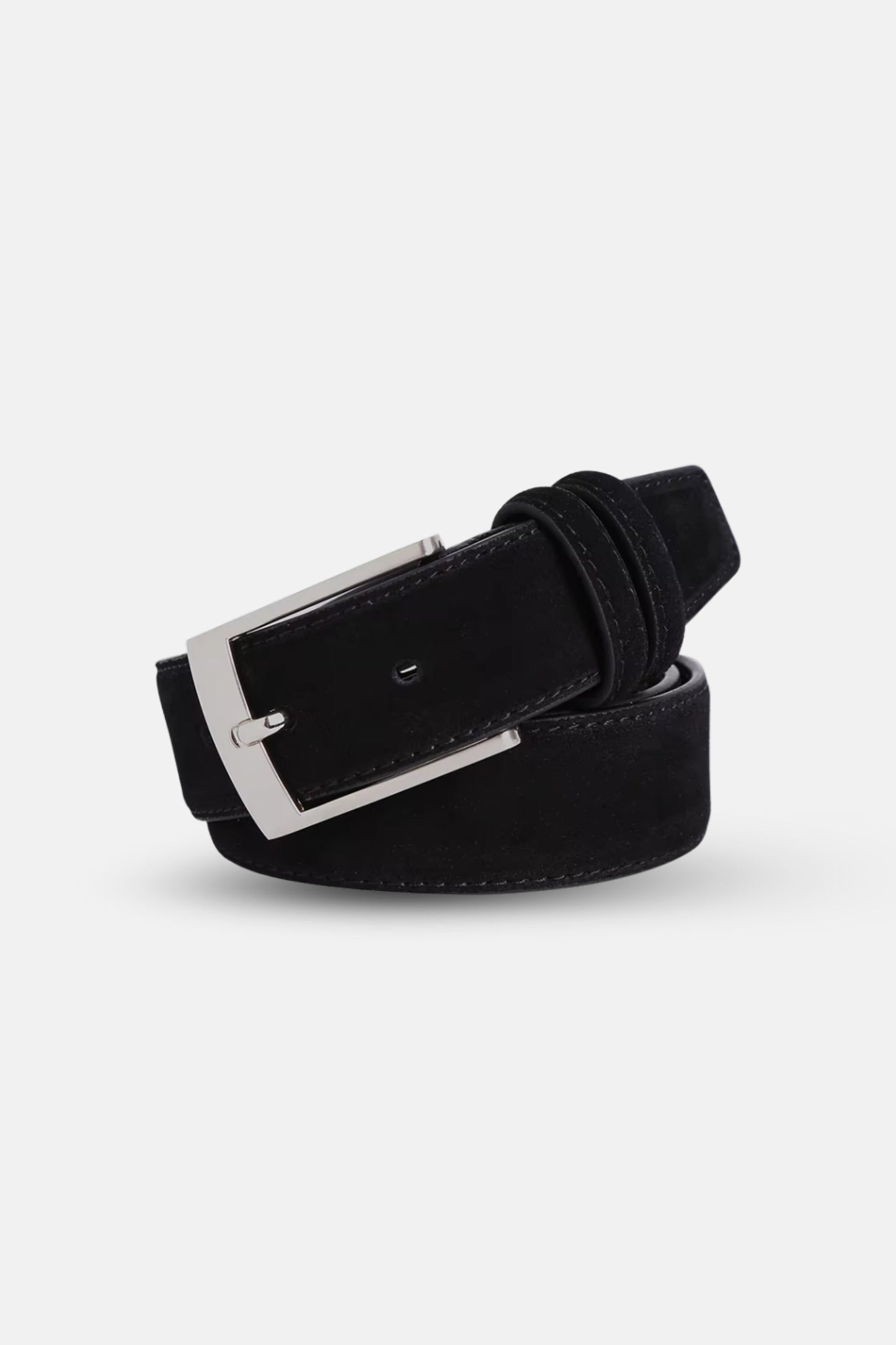 Suede belt black
