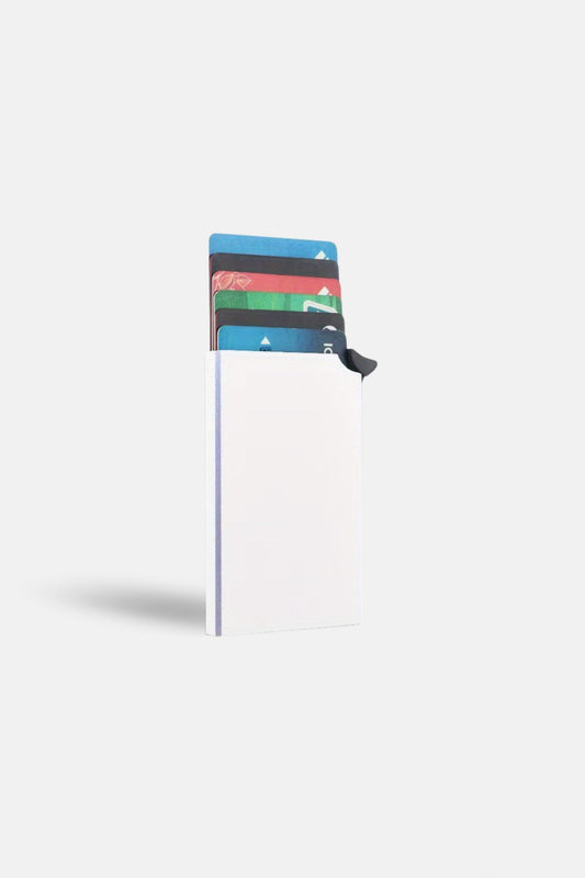 Business card holder white