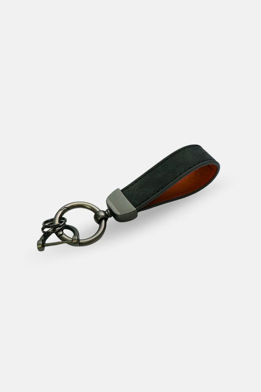 Leather key holder black