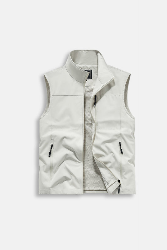Lugano Performance Gilet - Ecru