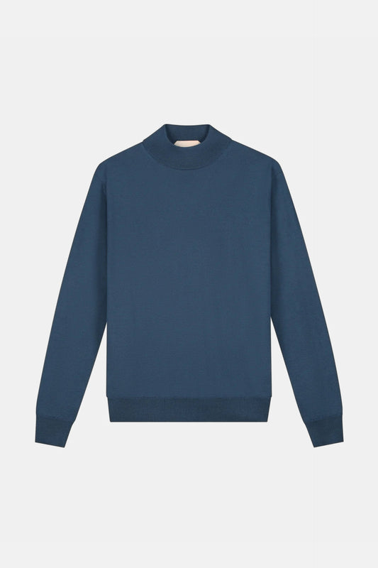 Portofino Cashmere Mockneck – Navy