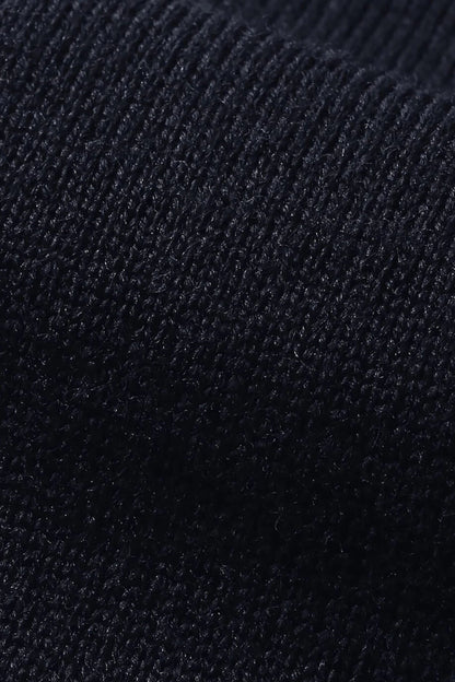 Portofino Cashmere Mockneck – Black