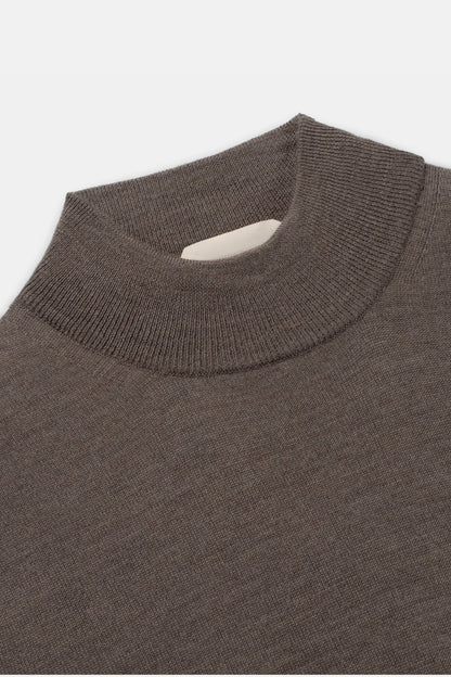 Portofino Cashmere Mockneck – Mocha