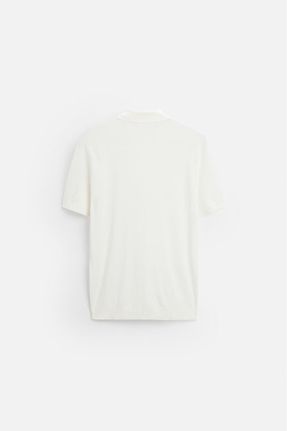 Firenze Cotton Polo - Ecru