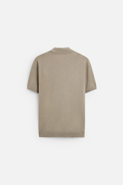 Firenze Cotton Polo - Taupe