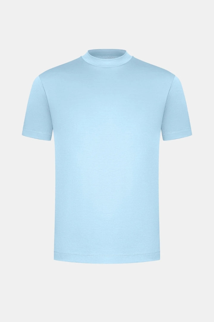 Premium glanzende T-Shirt blauw