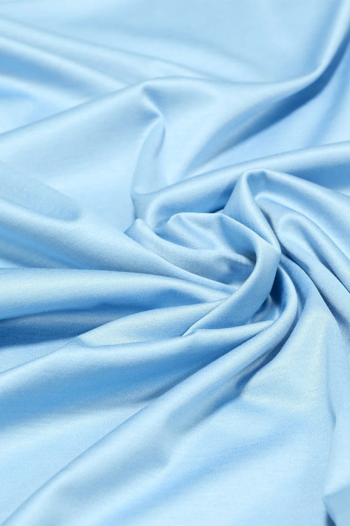 Premium glanzende T-Shirt blauw